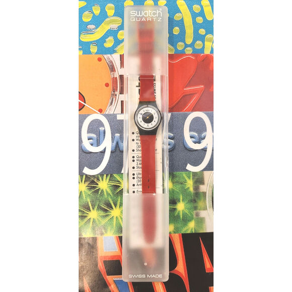 Swatch Watch CHRONO-TECH LB104 1984 Standard Ladies with box and battery - Picture 2 of 6